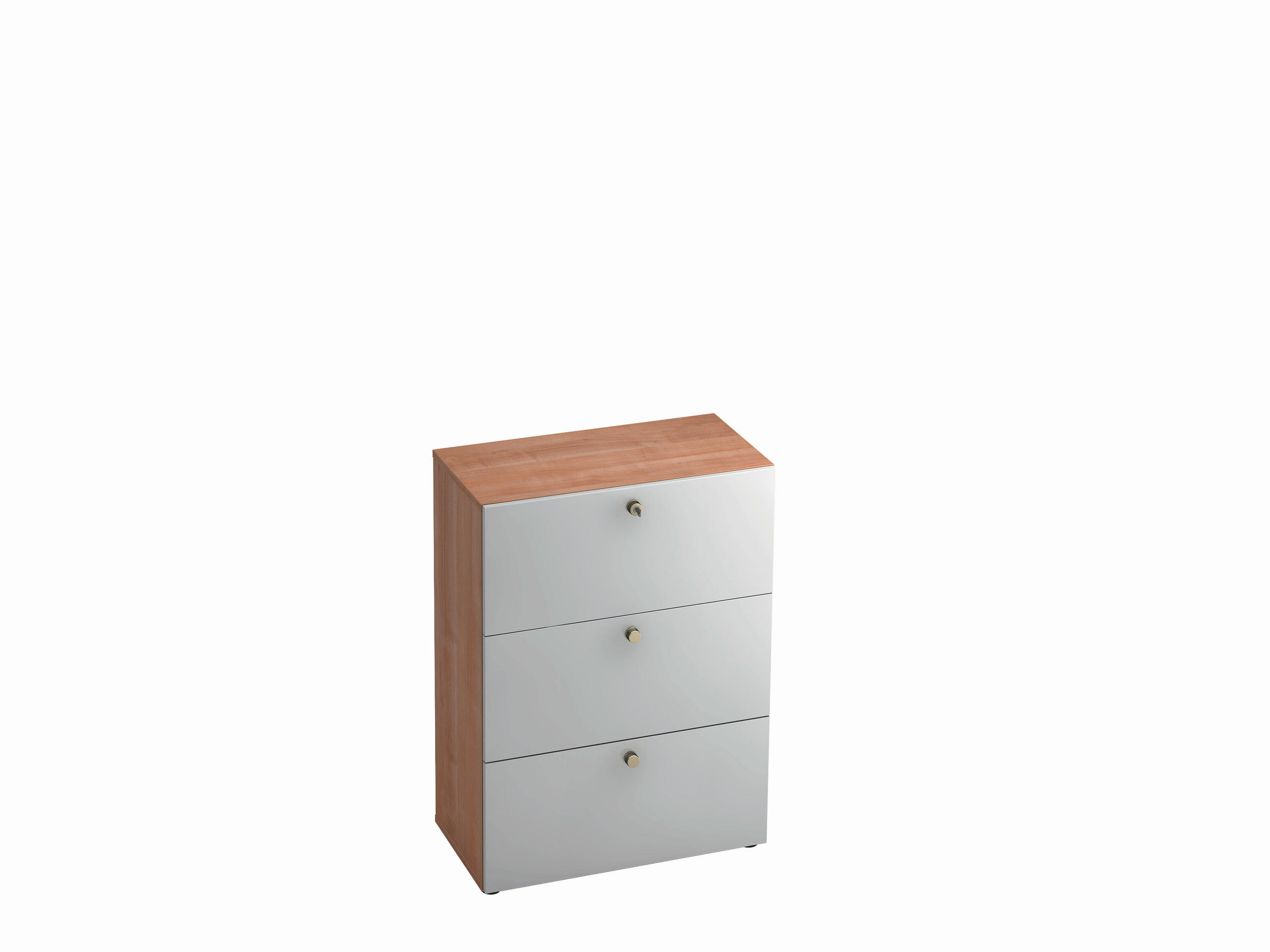 Venda Hängeregisterelement Silber, Nussbaum 80x110x42 cm
