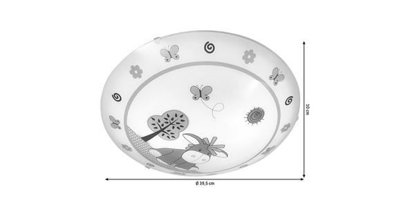 KINDERDECKENLEUCHTE - Weiß/Grün, Basics, Glas/Metall (39,5cm) - My Baby Lou