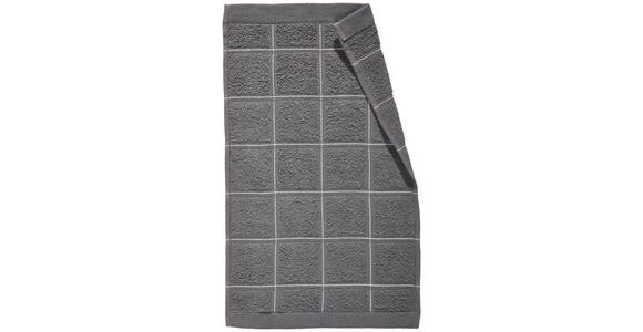 GÄSTETUCHSET 30/50 cm CHECK Anthrazit 2-teilig  - Anthrazit, Textil (30/50cm) - Esposa