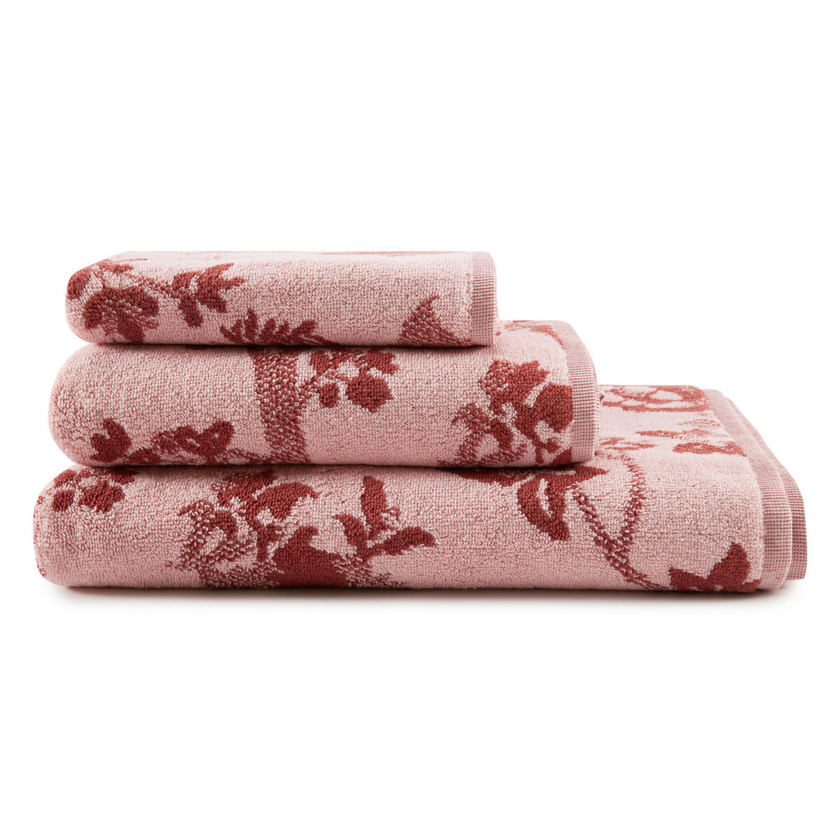 GÄSTETUCH Genova Rot  - Rot, Basics, Textil (40/60cm) - Bassetti