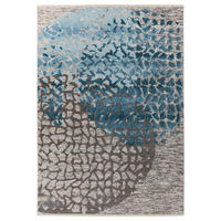 FLACHWEBETEPPICH 120 cm Dilan 400 Blau, Multicolor  - Blau/Multicolor, KONVENTIONELL, Textil (120cm)