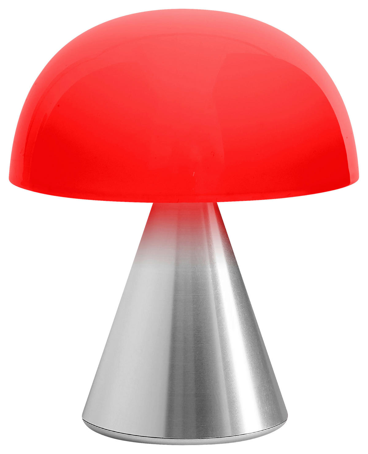 AKKU-TISCHLEUCHTE 9.2/11/9.2 cm   - Alufarben, Design, Kunststoff/Metall (9.2/11/9.2cm)