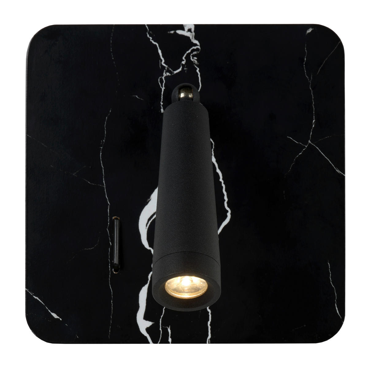 LESELEUCHTE Oregon 15/15/10 cm  - Schwarz/Weiß, Design, Metall (15/15/10cm) - Lucide