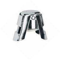 SEKTVERSCHLUSS - Silberfarben, KONVENTIONELL, Metall (5,5cm) - Fackelmann