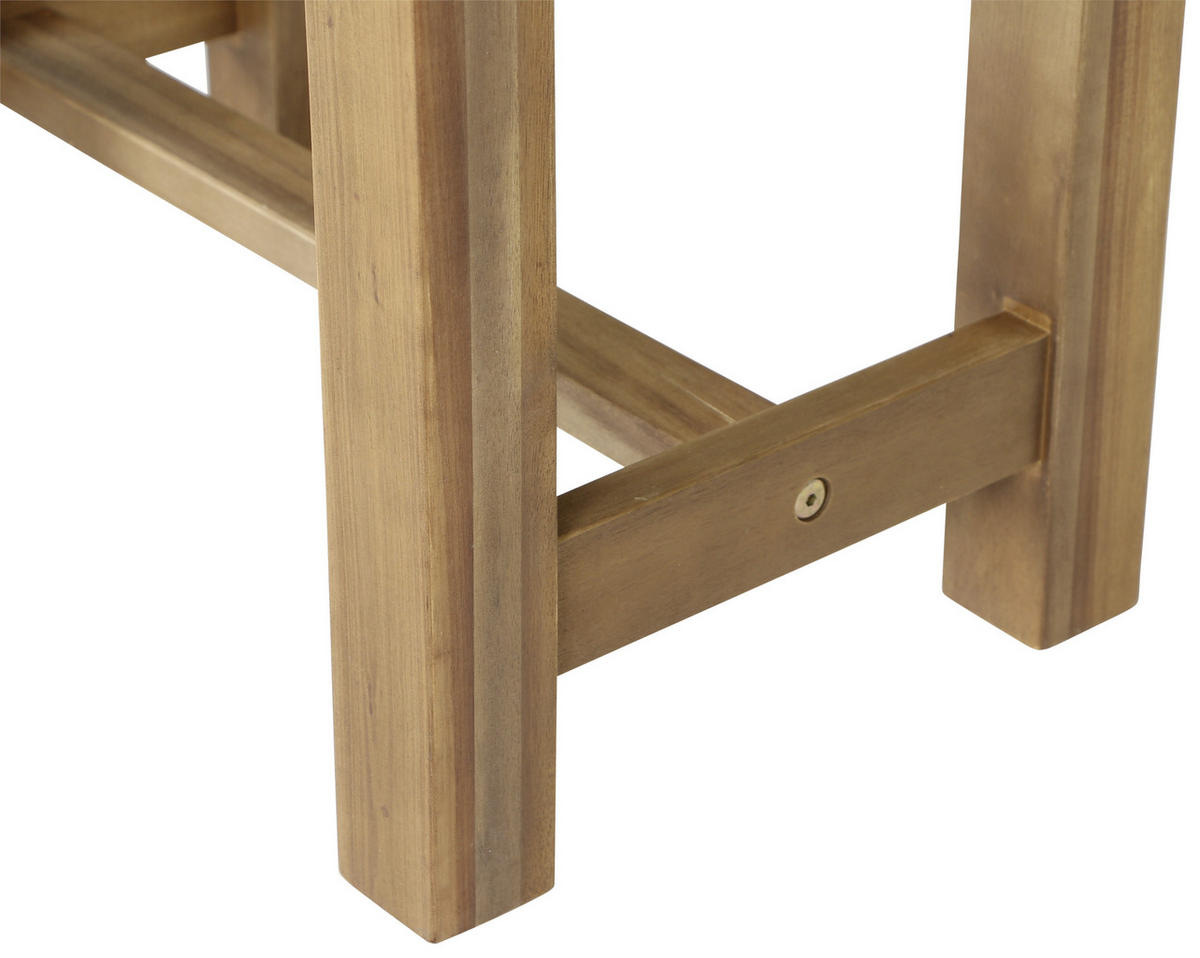 GARTENHOCKER in  - Akaziefarben, KONVENTIONELL, Holz (33/45/50cm) - Siena Garden