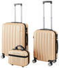 REISEKOFFERSET 3-teilig  - Goldfarben, Basics, Kunststoff/Metall - Novel