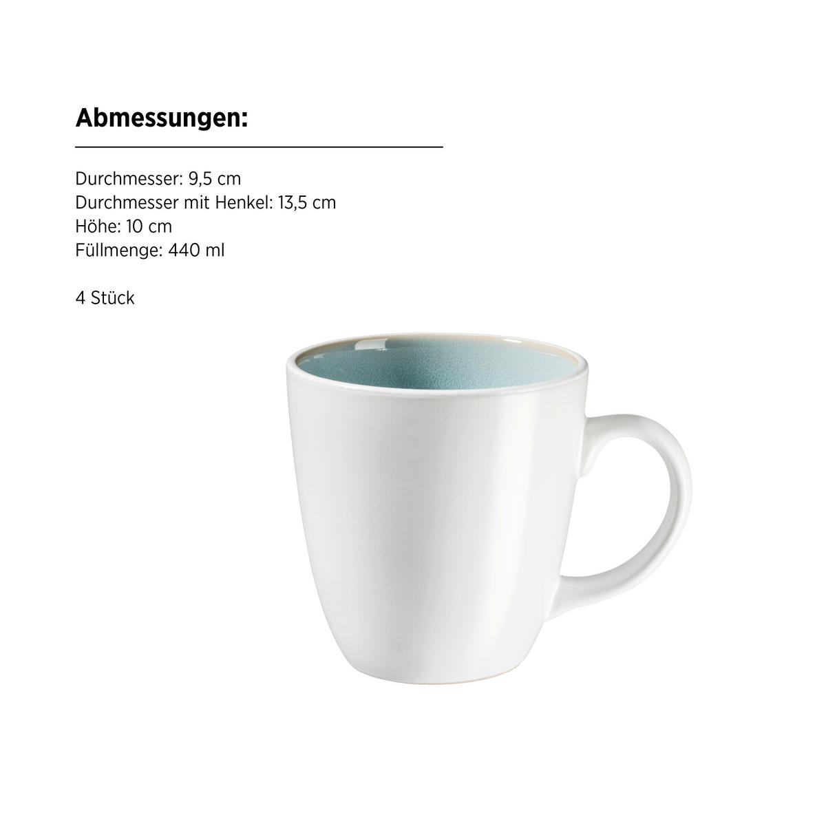 KOMBISERVICE ELEA 16-teilig  - Hellgrün, Basics, Keramik - Mäser