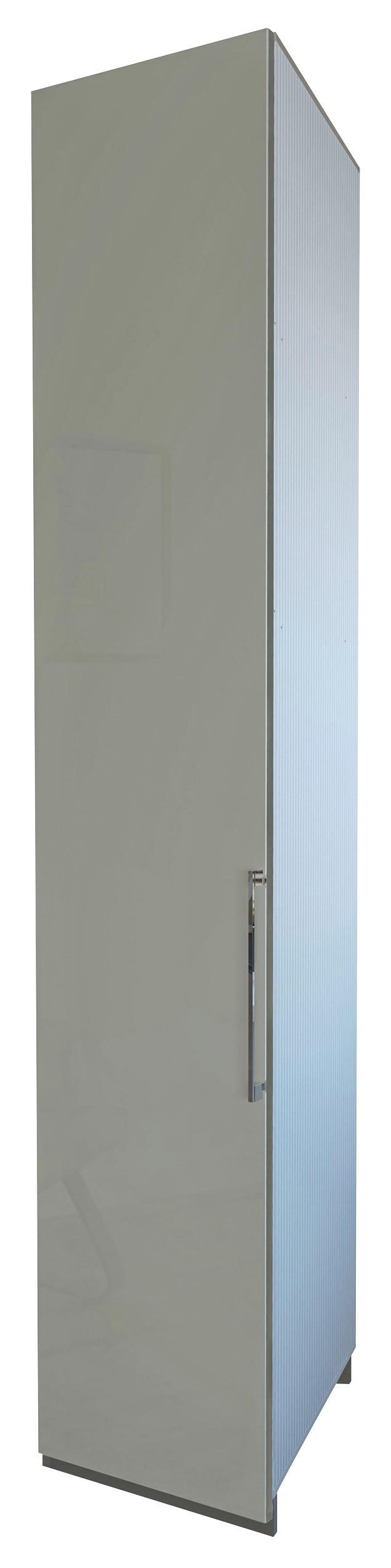 OMARA S KLASIČNIMI VRATI, sivorjava  - sivorjava, Design, steklo/leseni material (47/236/58cm) - Dieter Knoll