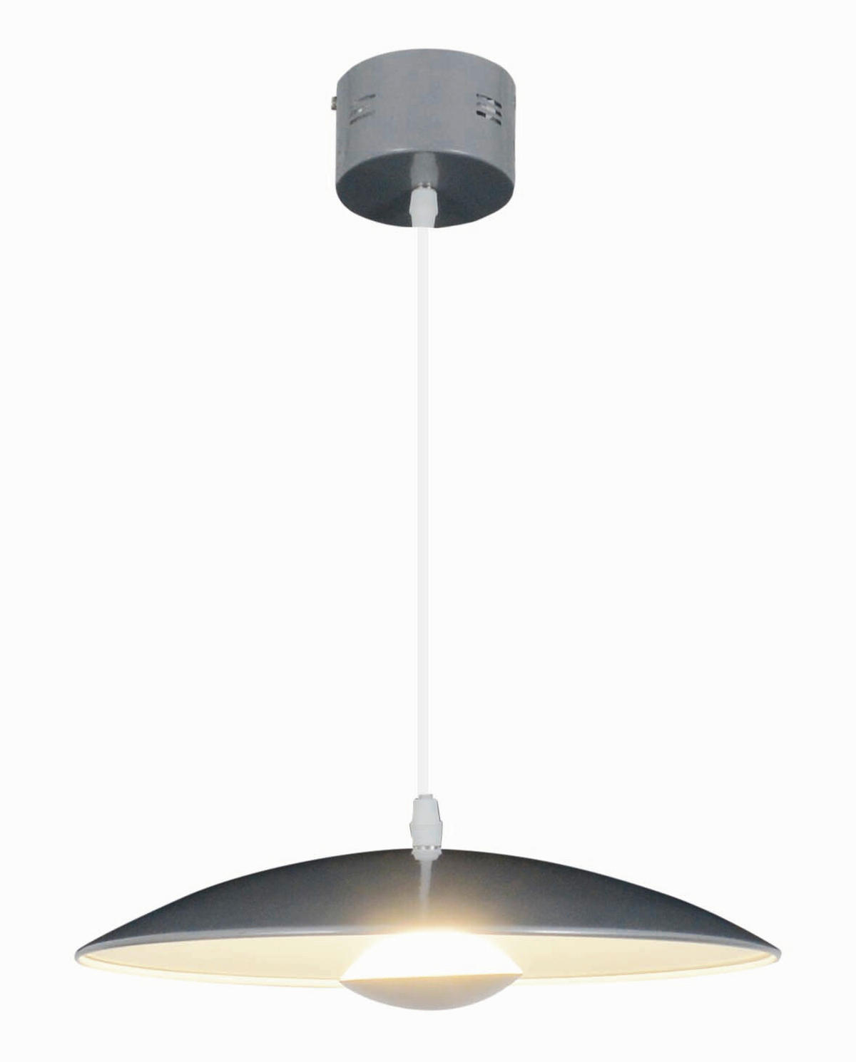 LED-HÄNGELEUCHTE Oslo 34/125 cm   - Silberfarben, Design, Metall (34/125cm) - Näve