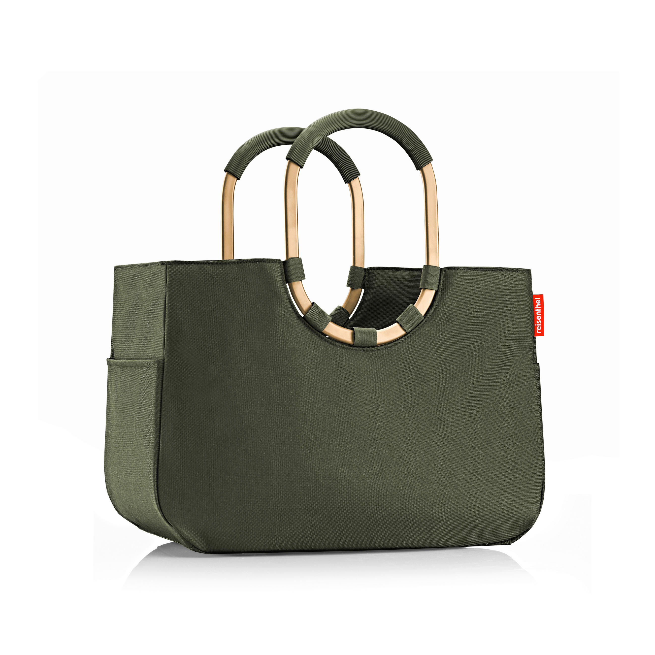 Reisenthel Einkaufstasche Loopshopper L urban forest gold Waldgrün 46x34.5x25 cm