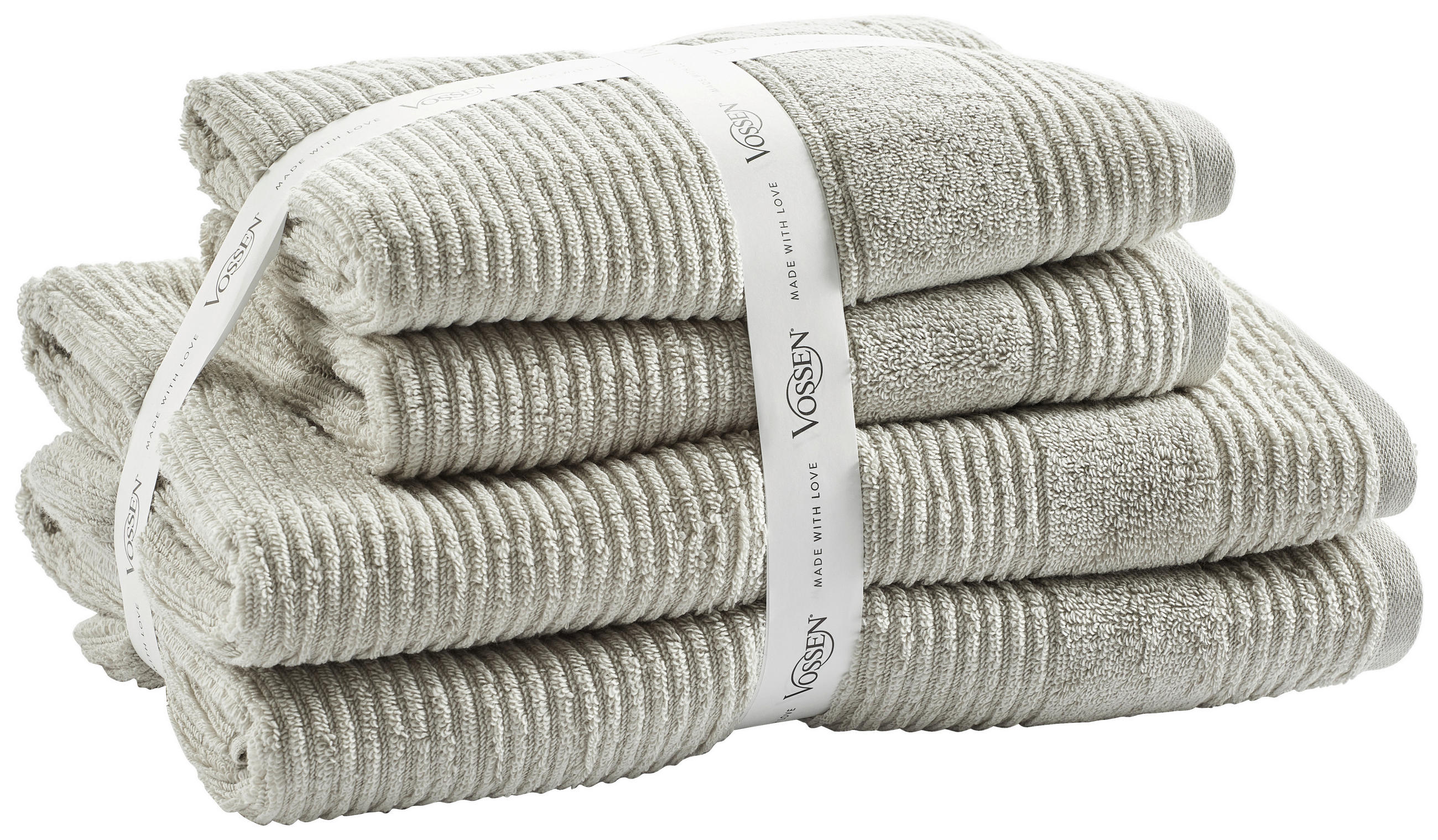 Vossen SADA RUČNÍKŮ A OSUŠEK, šedá