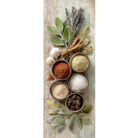LEINWANDBILD Essen & Trinken, Gewürze 30/80 cm  - Multicolor, Basics, Holz/Papier (30/80cm) - Euroart