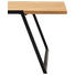 COUCHTISCH in Holz, Metall 110/60/38 cm - Eichefarben/Schwarz, Design, Holz/Metall (110/60/38cm) - Hom`in COUCHTISCH in Holz, Metall 110/60/38 cm - Eichefarben/Schwarz, Design, Holz/Metall (110/60/38cm) - Hom`in