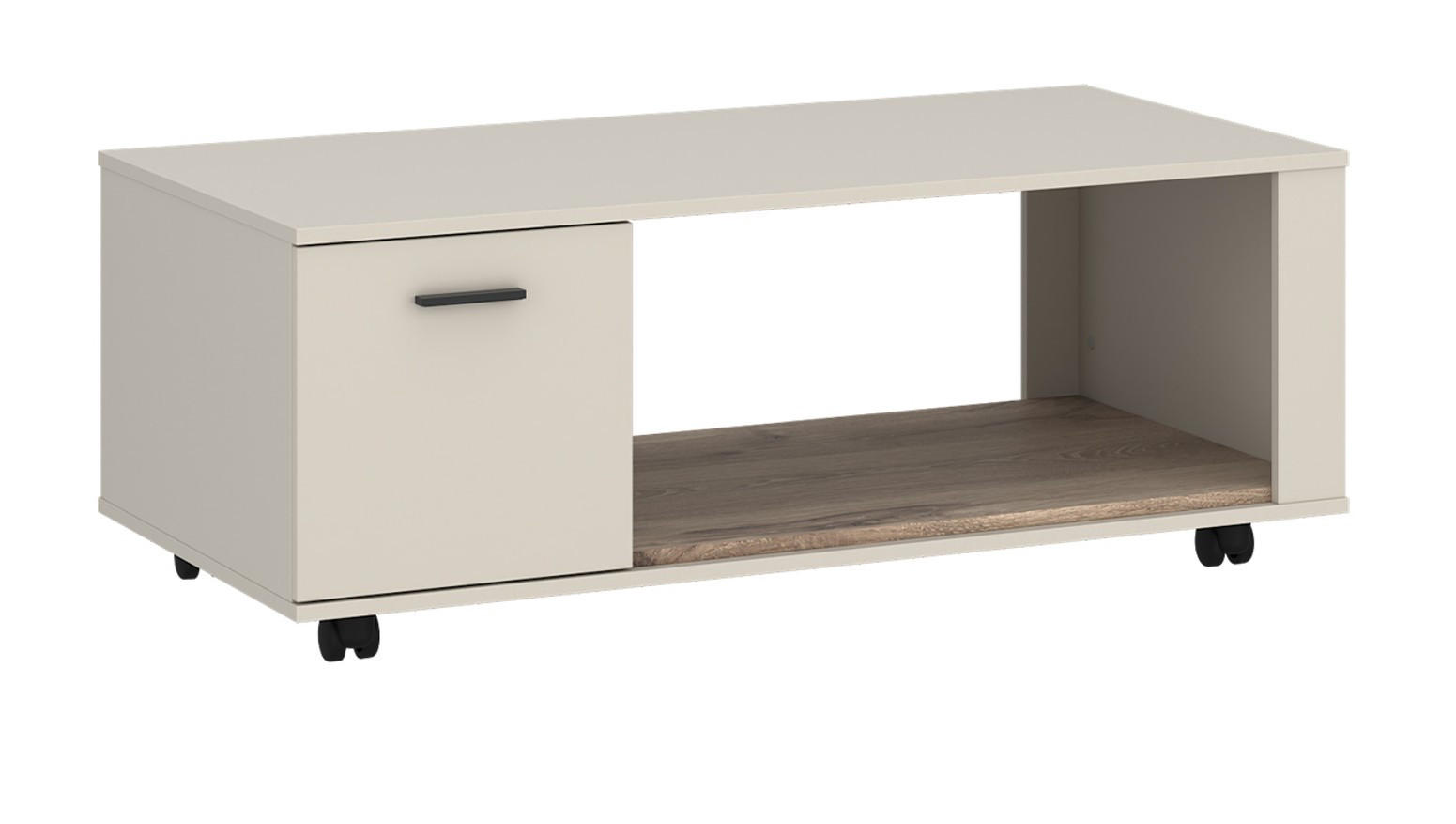 COUCHTISCH rechteckig Eichefarben, Beige  - Eichefarben/Beige, Design, Holzwerkstoff (115/45/67cm) - Livetastic