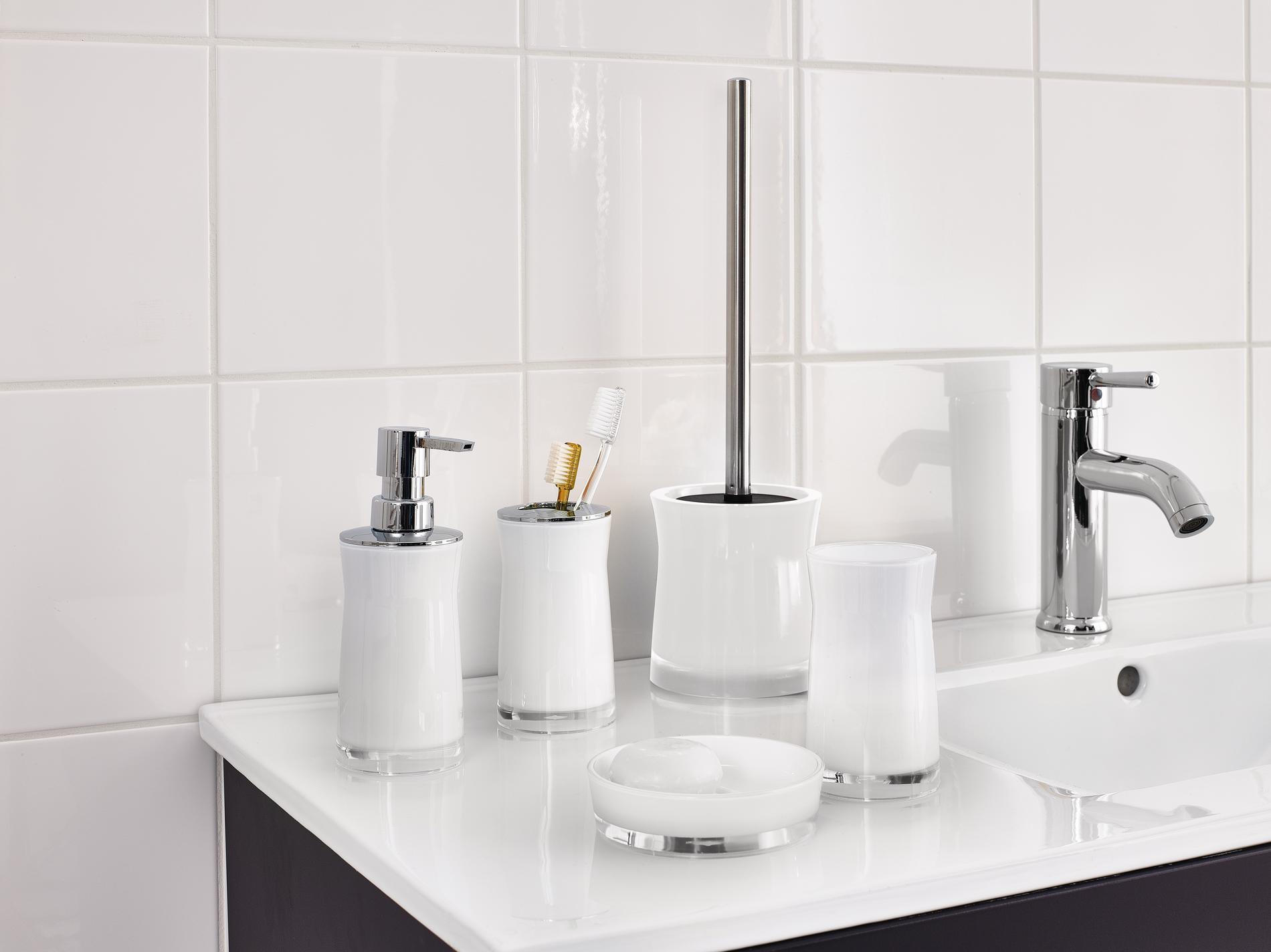 WC-BÜRSTE - Chromfarben, Basics, Kunststoff (10,5/37/10,5cm) - Sadena