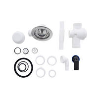 SPÜLE 1712OHIO50X44W  - Weiß, Trend, Glas/Kunststoff (50/19/44cm) - Respekta