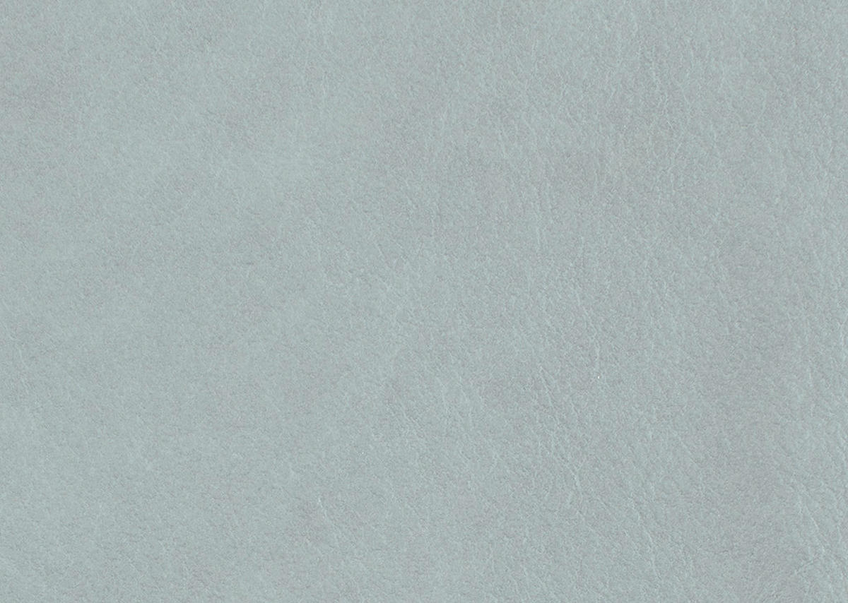 ECKSOFA Echtleder Hellblau  - Anthrazit/Hellblau, Design, Leder/Metall (290/230cm) - Johann Jakob