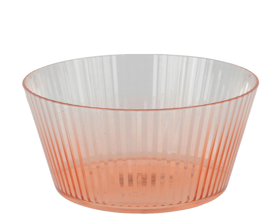 BOL  - caisă/transparent, Basics, plastic (15/7,2cm) - Ambia Home