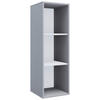 AKTENREGAL Grau  - Weiß/Grau, MODERN, Holzwerkstoff (35/110/37cm) - MID.YOU