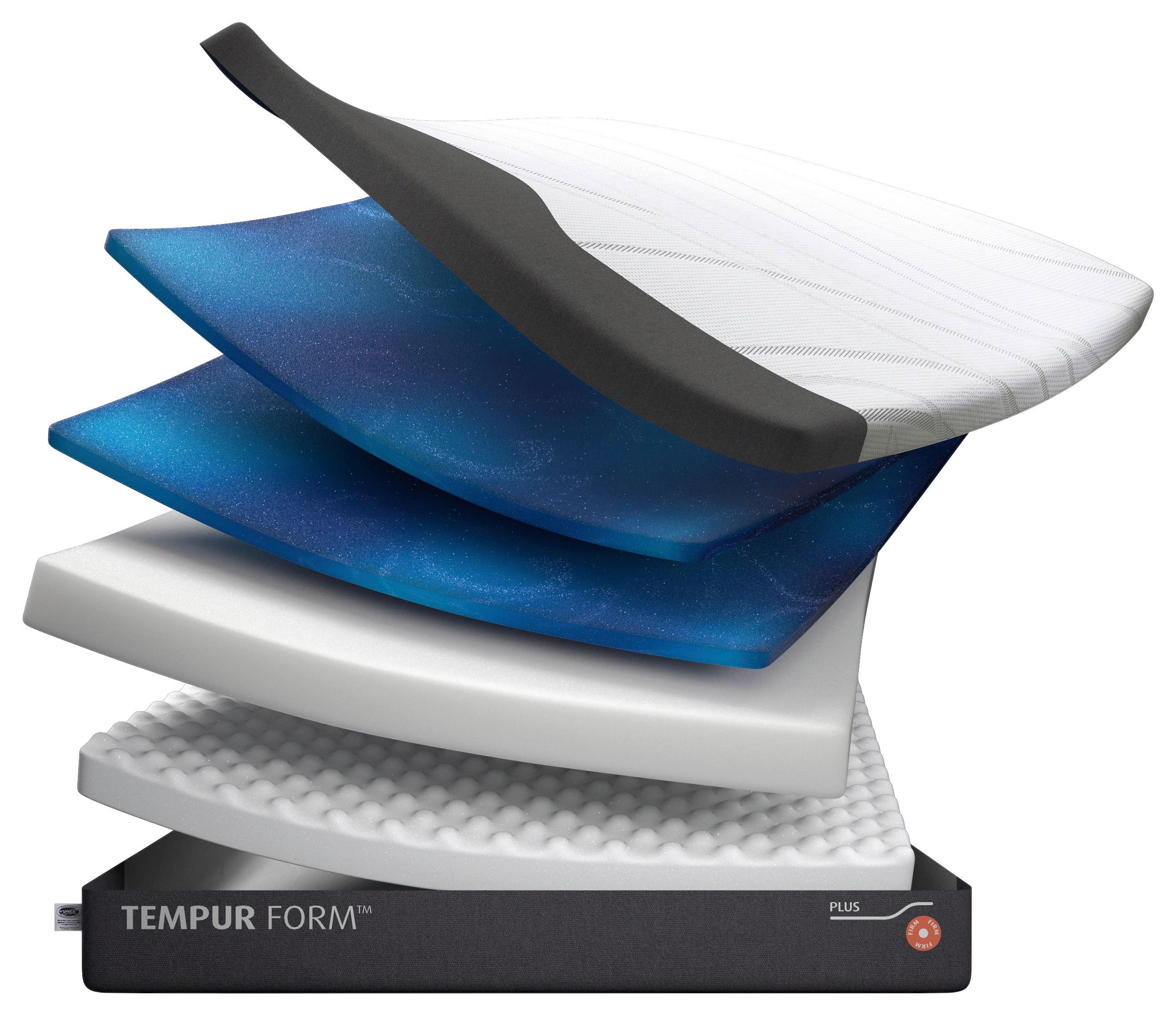 MATRAC - fehér, Basics, textil (180/200cm) - Tempur