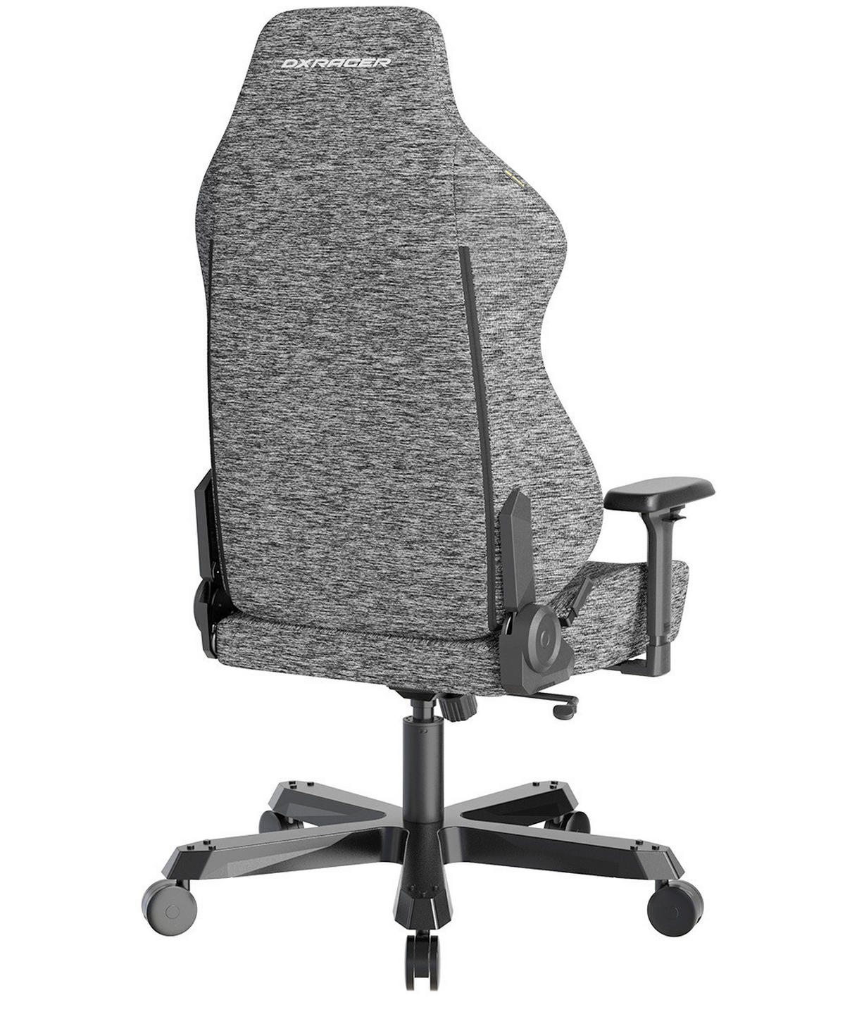 GAMINGSTUHL Grau Metall, Textil   - Schwarz/Grau, KONVENTIONELL, Textil/Metall (80/138,5-148/60cm) - Dxracer