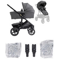 KOMBIKINDERWAGEN  Vinca 2in1  Ebony  - Schwarz/Grau, Basics, Kunststoff/Metall (65/109/97cm) - JOIE SIGNATURE