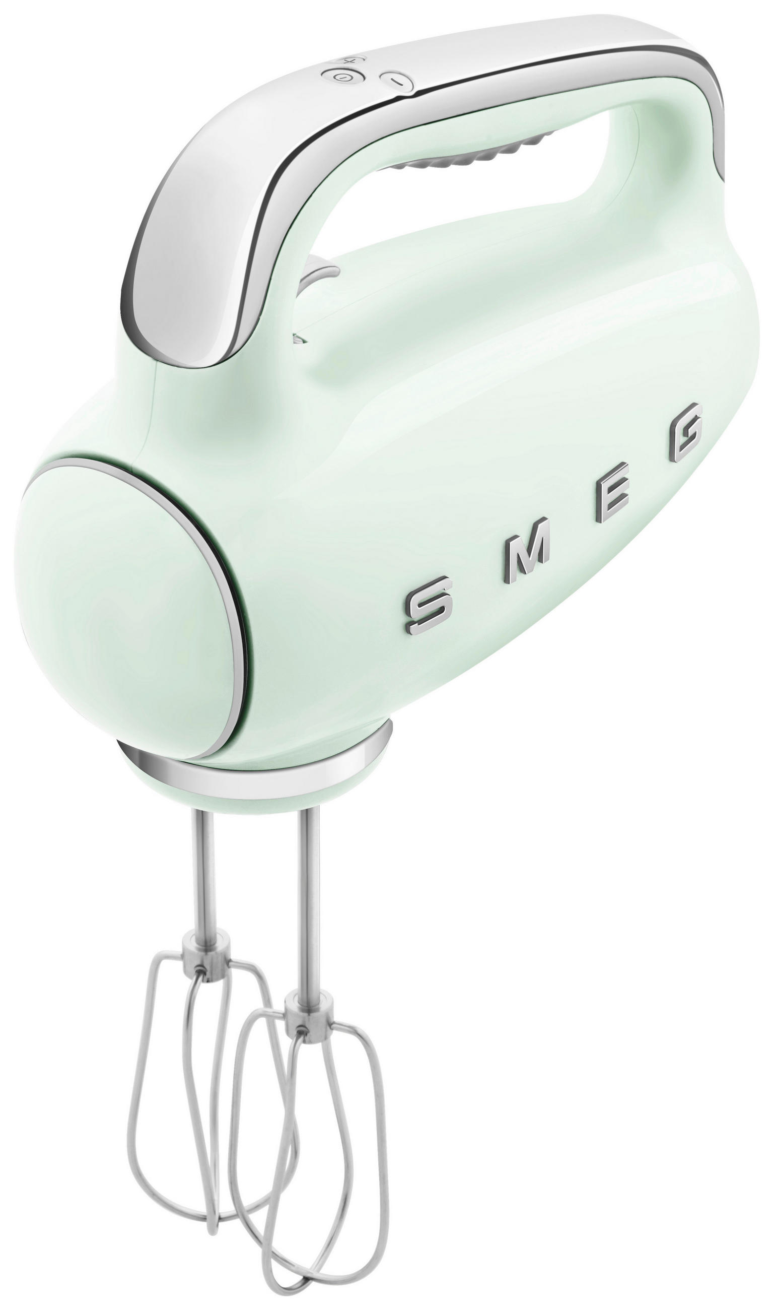 HANDMIXER 50'S STYLE  - Chromfarben/Pastellgrün, Basics, Kunststoff/Metall (22/37,8/22,1cm) - SMEG