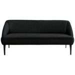 SITZBANK in Textil Dunkelgrün  - Dunkelgrün/Schwarz, KONVENTIONELL, Textil/Metall (197/85/72cm) - Moderano