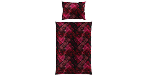 WENDEBETTWÄSCHE Satin 140/220 cm - Lila, KONVENTIONELL, Textil (140/220cm) - Novel