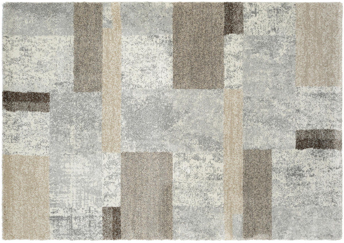 WEBTEPPICH  Wohnzimmer 200/200 cm Grau rechteckig  - Grau, Design, Textil (200/200cm) - Novel