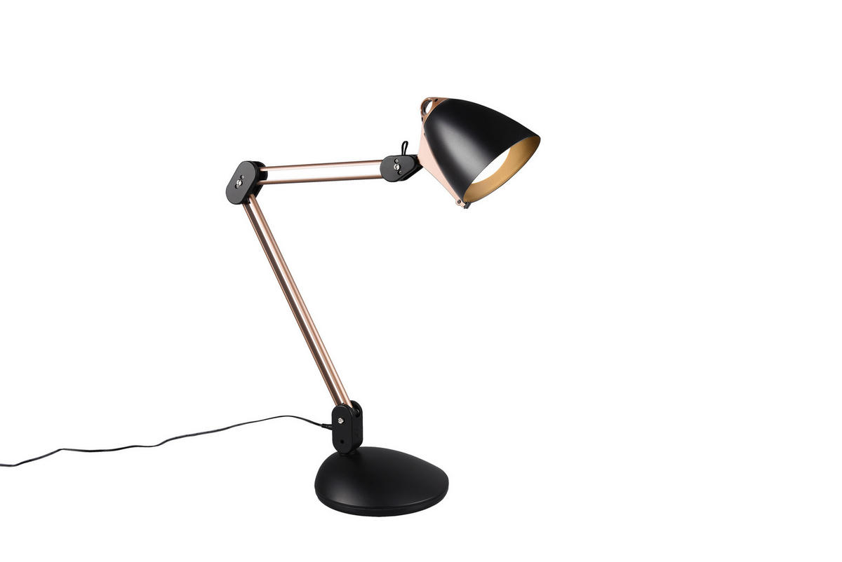 NAMIZNA LED-SVETILKA  Nadal 19,00/57,0/46,00 cm            - zlate barve/črna, Basics, umetna masa (19,00/57,0/46,00cm)