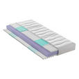 KALTSCHAUMMATRATZE 90/200 cm, Höhe ca.: 18 cm, H2 = mittel, 7-Zonen - KONVENTIONELL, Textil (90/200cm) - Sleeptex