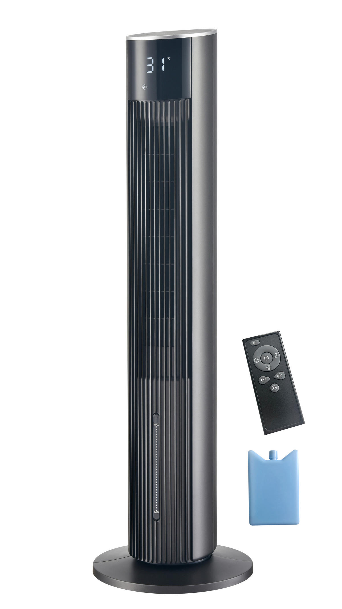 OCHLADZOVAČ VZDUCHU - titánová, Trend, plast (31,5/106cm) - Mican