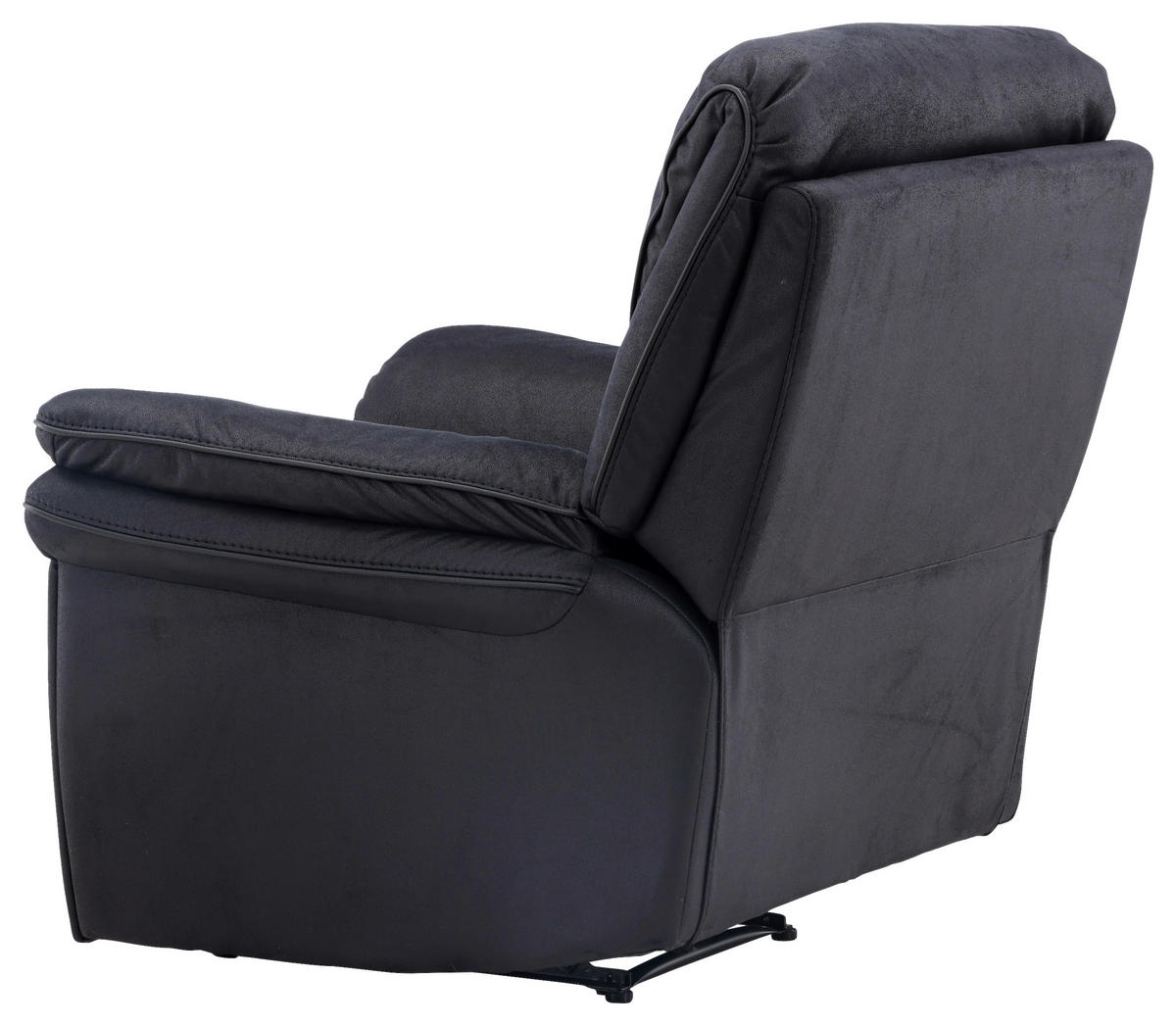 FERNSEHSESSEL  mit Schwarz  - Schwarz, Design, Kunststoff/Textil (104/103/99cm) - Livetastic