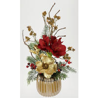 AMARYLLIS  - Rot, Basics, Kunststoff (33/50/23cm)