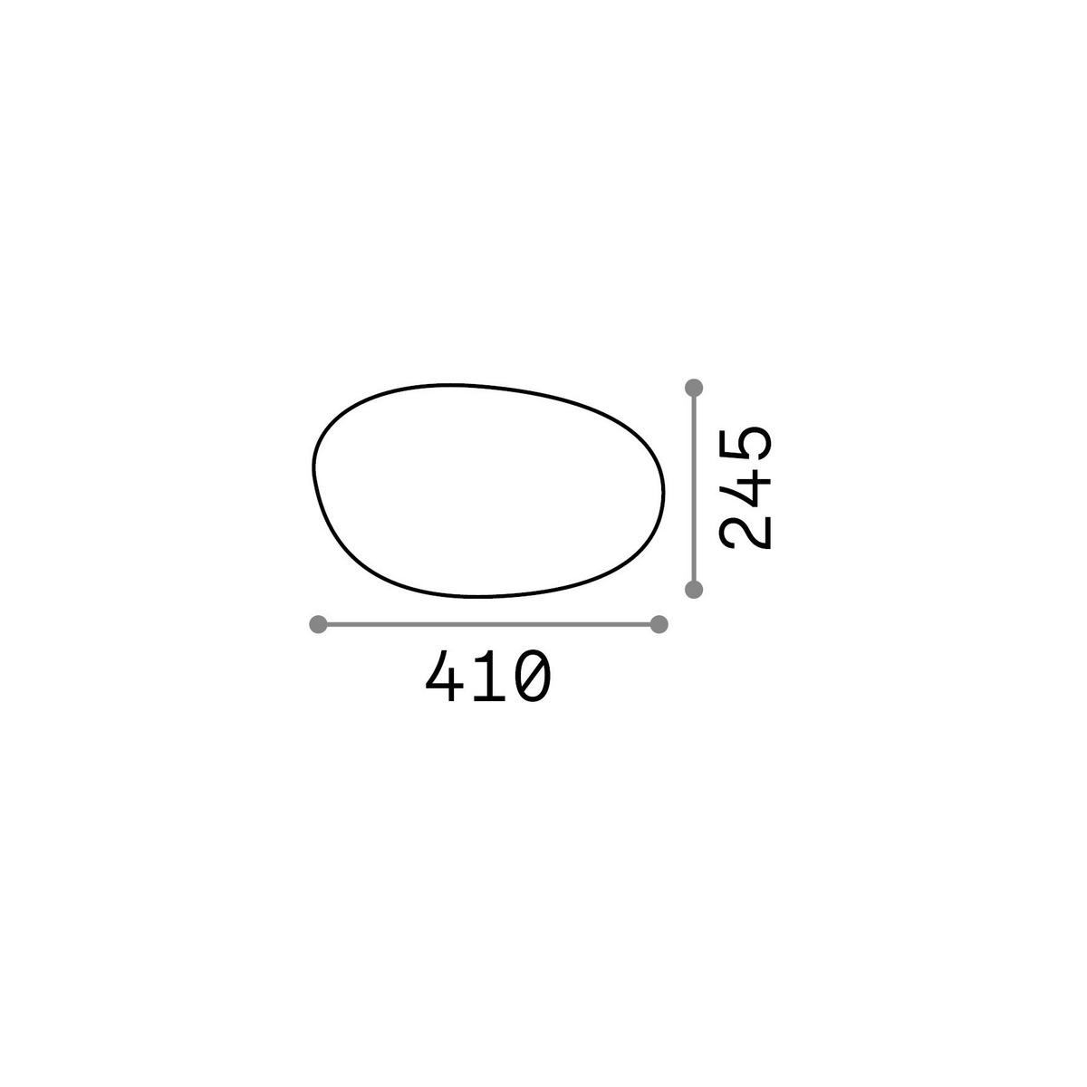 AUßENSTEHLEUCHTE 41/24,5/32 cm   - Weiß, KONVENTIONELL, Kunststoff (41/24,5/32cm) - Ideal Lux