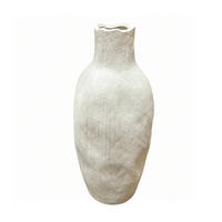 VÁZA, keramika, 42 cm - bílá, Trend, keramika (18/42cm) - Ambia Home