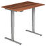 SCHREIBTISCH in Holzwerkstoff - Silberfarben/Zwetschgefarben, KONVENTIONELL, Holzwerkstoff/Metall (120/63,5-128,5/80cm) SCHREIBTISCH in Holzwerkstoff - Silberfarben/Zwetschgefarben, KONVENTIONELL, Holzwerkstoff/Metall (120/63,5-128,5/80cm)