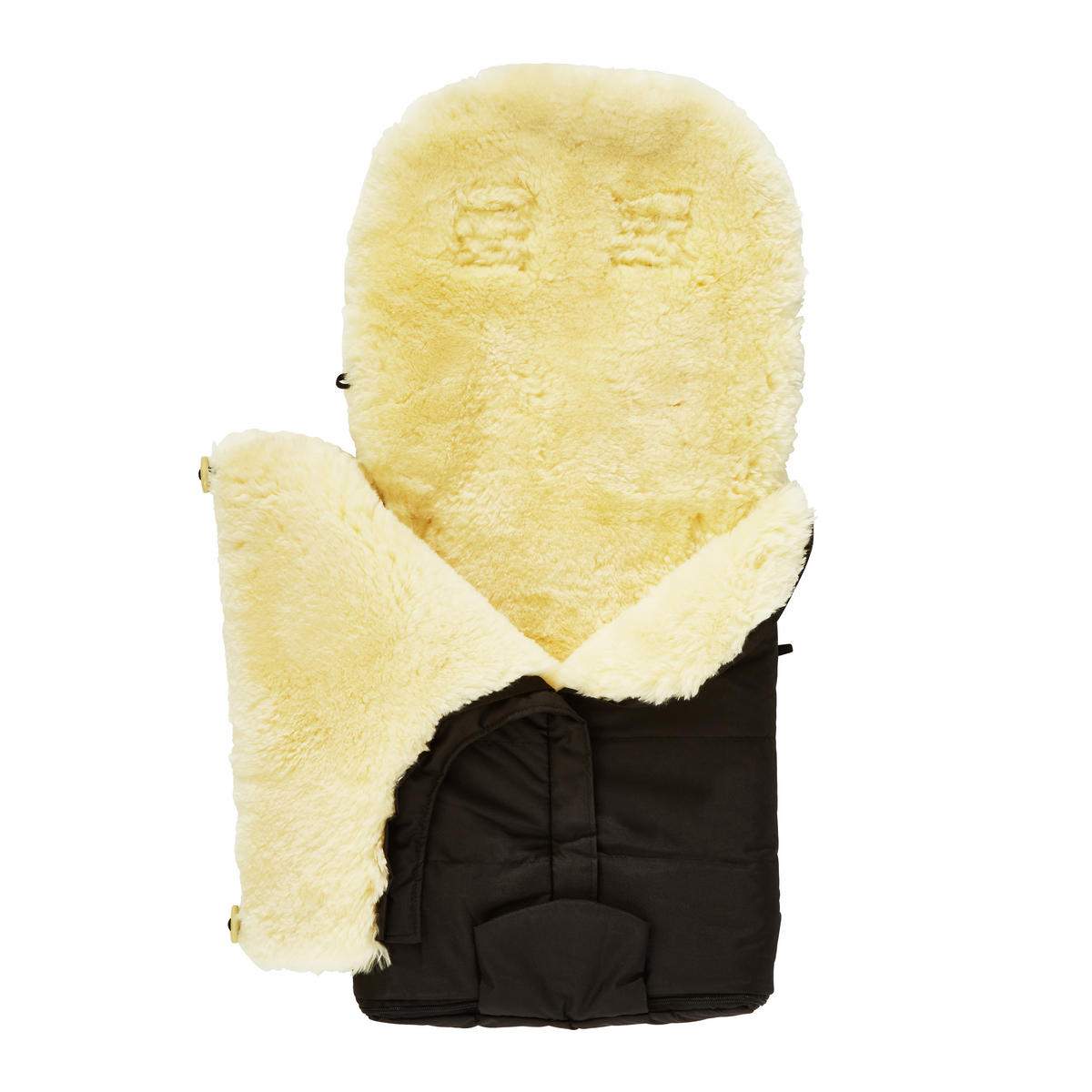 FELLSACK  - Schwarz, Natur, Textil (49/100cm) - Jimmylee