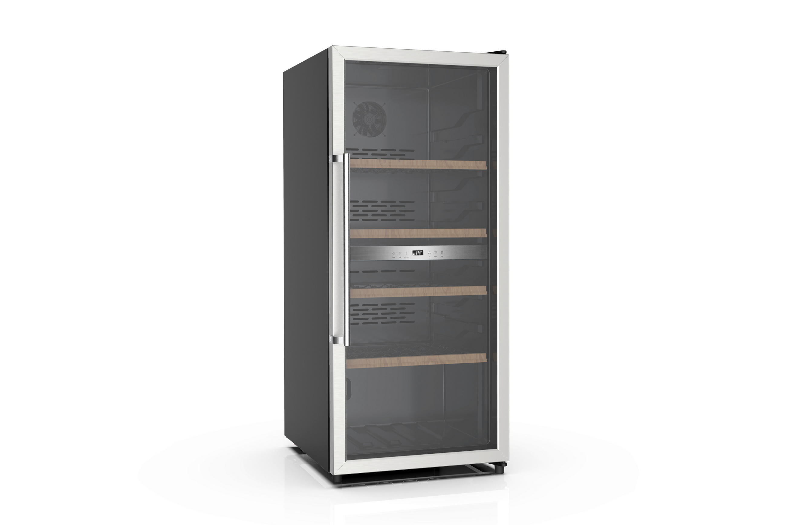 WEINKLIMASCHRANK WS 2000  - Schwarz, Basics, Metall (54,5/124,5/60cm) - Nabo