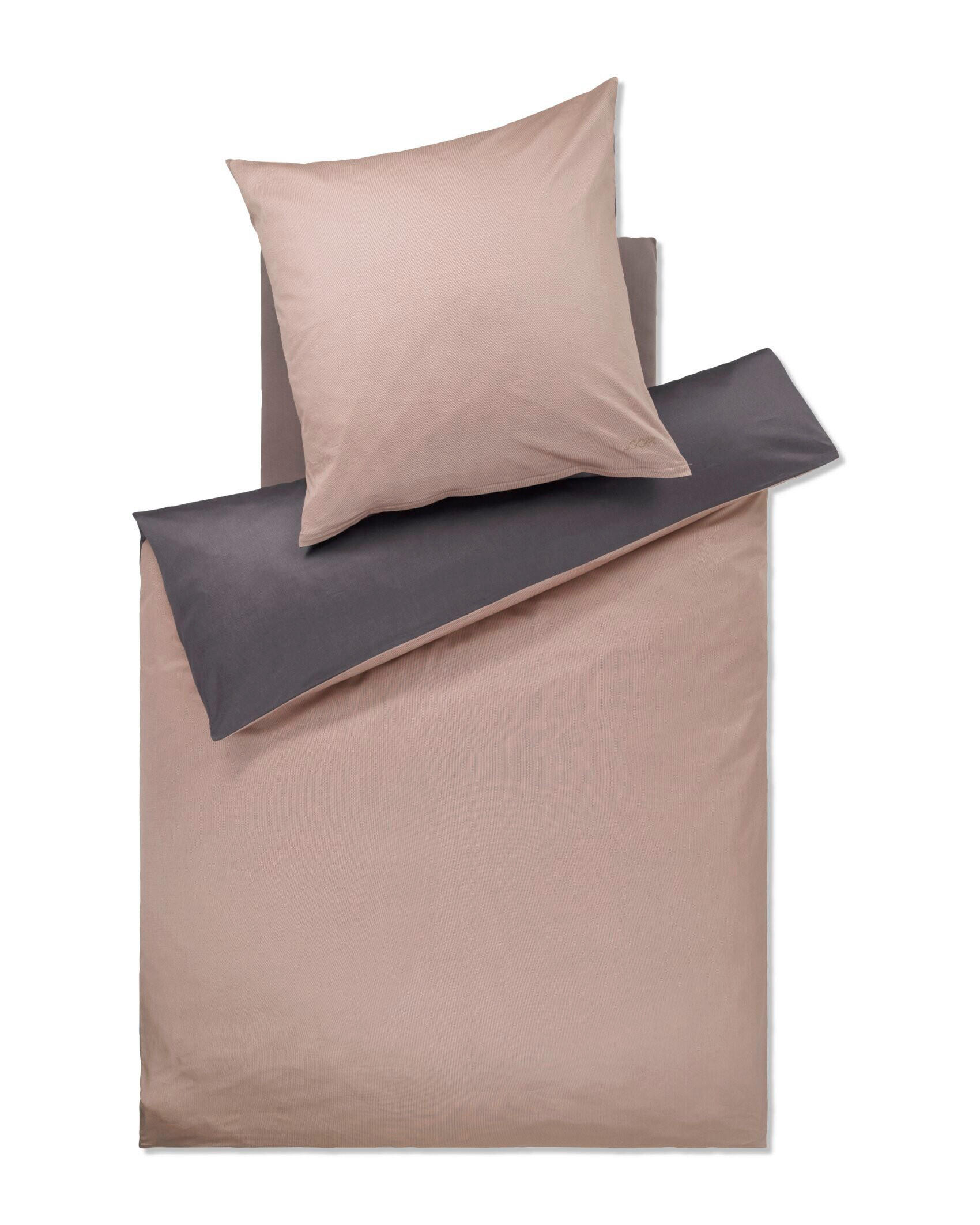 BETTWÄSCHE 2-teilig JOOP! MICRO PATTERN Jersey 155/220 cm  - Braun, Basics, Textil (155/220cm) - Joop!