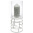 WINDLICHT - Klar/Weiß, Design, Glas/Metall (21/54,5cm) - Ambia Home WINDLICHT - Klar/Weiß, Design, Glas/Metall (21/54,5cm) - Ambia Home