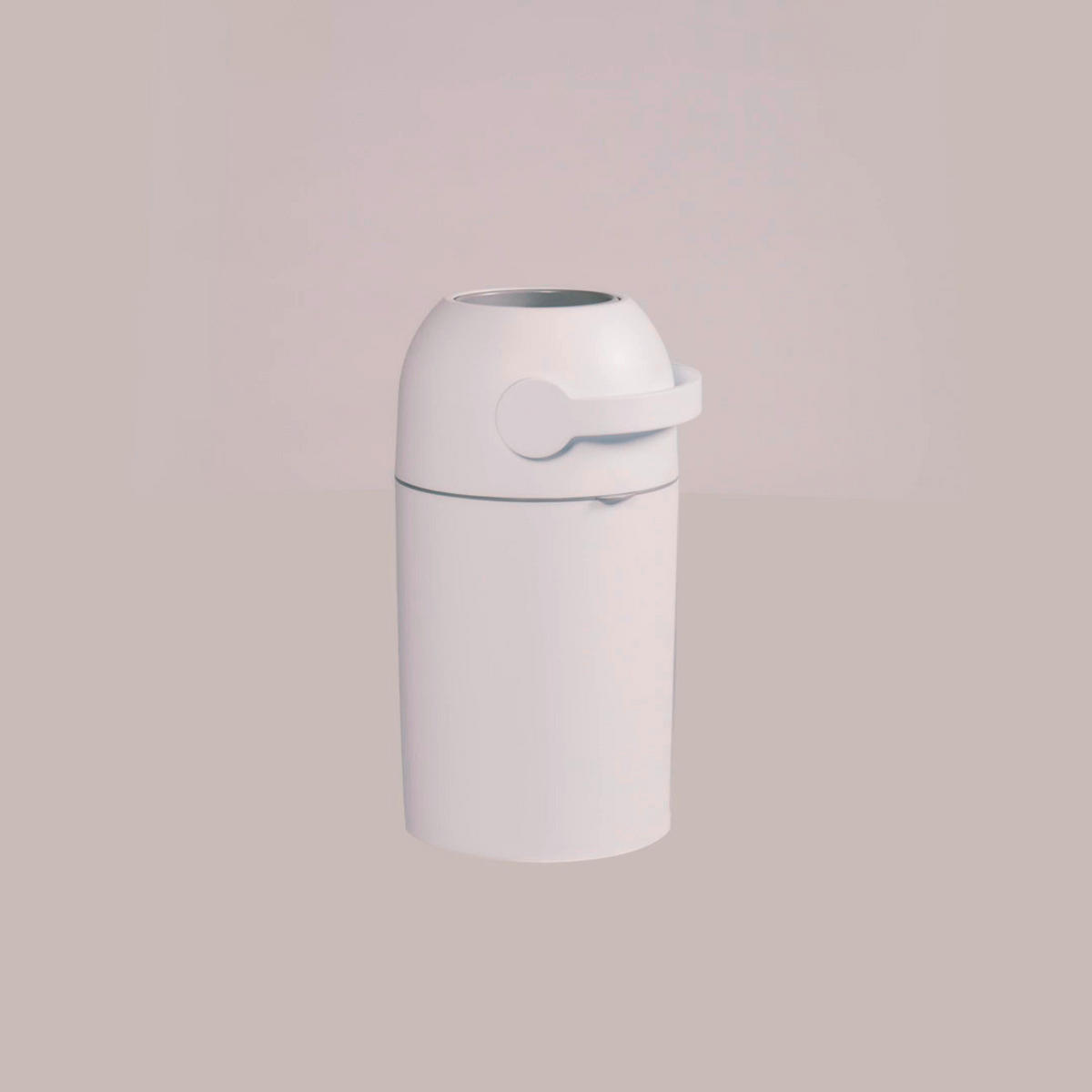 KOŠ ZA PLENICE  Majestic   - bela, Basics, umetna masa (24,5/48,5/26cm) - MAGIC