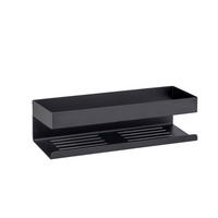 WANDREGAL  - Schwarz, KONVENTIONELL, Metall (30/8/10,5cm) - Wenko