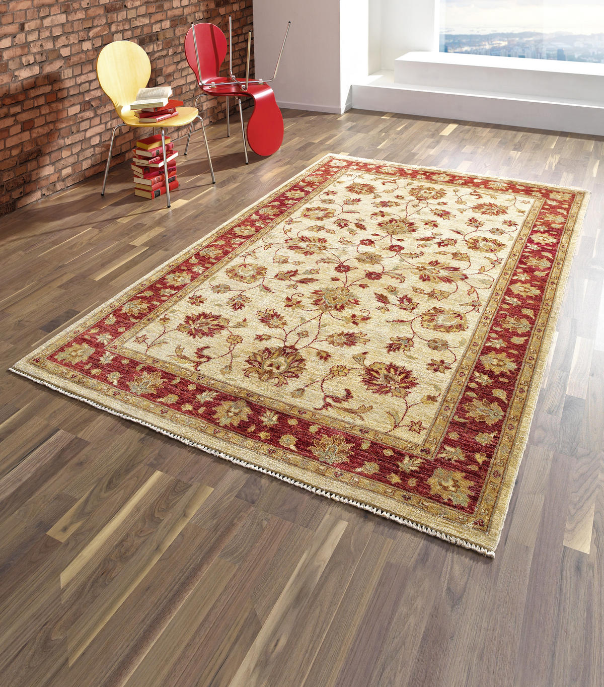 ORIENTALISK MATTA 100/150 cm Ziegler Exklusiv  - beige, Klassisk, textil (100/150cm) - Cazaris