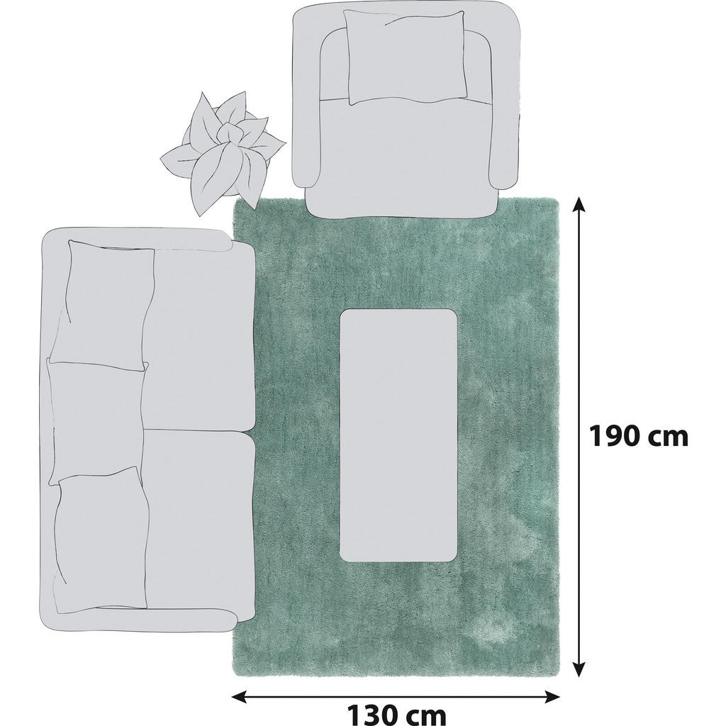 Thumbnail - Esprit Hochflorteppich Relaxx, Hellgrau, Hellblau, Textil, Uni, rechteckig, 130x190 cm, Hohenstein, Oeko-Tex® Standard 1...