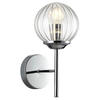 WANDLEUCHTE 17/12/27 cm   - Chromfarben, KONVENTIONELL, Metall (17/12/27cm)