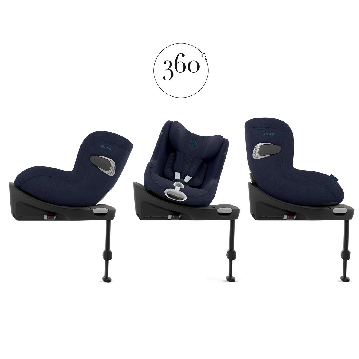 REBOARDER-KINDERSITZ Sirona Ti Plus  - Dunkelblau, Basics, Kunststoff/Textil (71/44/75cm) - cybex PLATINUM
