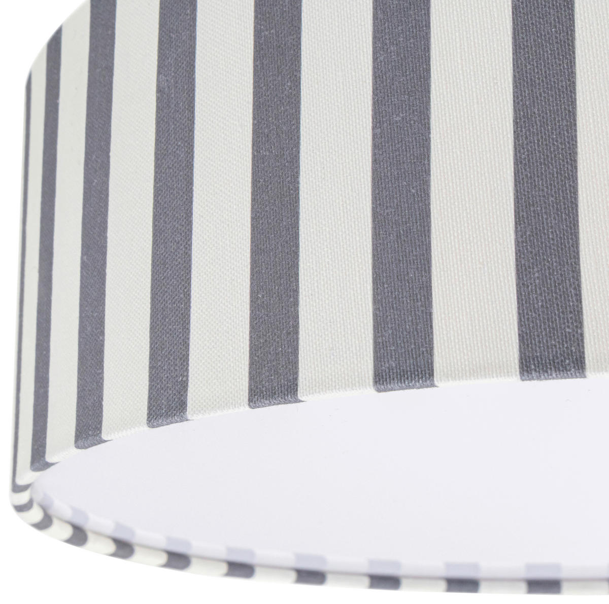 DECKENLEUCHTE  37/13 cm    - Naturfarben/Grau, MODERN, Kunststoff/Textil (37/13cm) - Novel