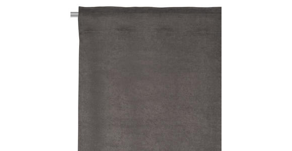 FERTIGVORHANG blickdicht  - Dunkelgrau, KONVENTIONELL, Textil (140/245cm) - Esposa